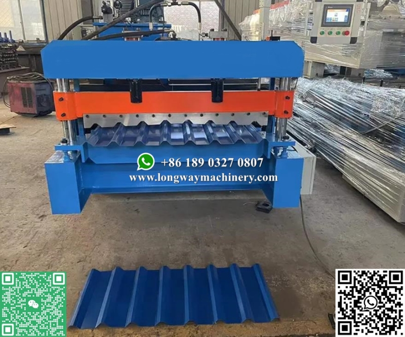 Chile popular PV8 Roofing cover panel making machine