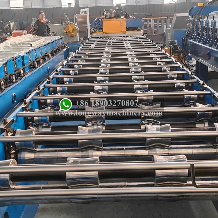 PV4 Tr5 Tr6 Metal Roofing Sheet Trapezoid Profile Roll Forming Machine