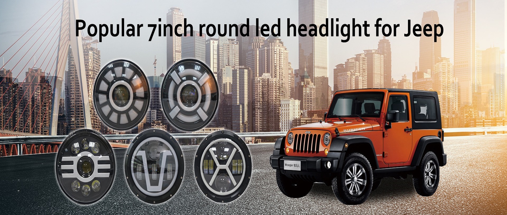 Led Headlight for Jeep