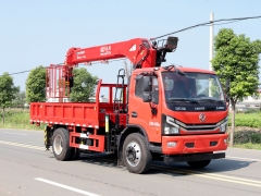 Dongfeng 4x2 cargo truck Shenbi 7Ton Telescopic Boom Truck with Crane