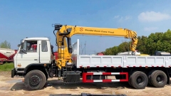 6x4 Dongfeng Cargo Truck 10Ton Telescopic Boom Truck Mounted Crane