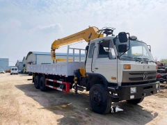6x4 Dongfeng Cargo Truck 10Ton Telescopic Boom Truck Mounted Crane