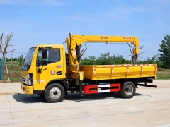4Ton Hydraulic Telescopic Boom Truck Mounted Crane
