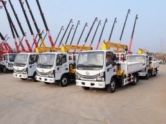 4Ton Hydraulic Telescopic Boom Truck Mounted Crane