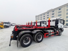 6X4 Shacman X3000 20-25CBM 400HP Engine Palfinger Hook Lift Garbage Truck for Sale