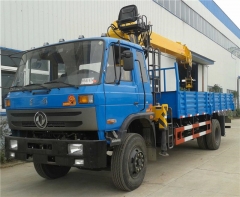 8Ton Crane Hydraulic Truck Mounted Dongfeng 4x2 Cargo Crane Truck for Sale