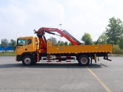 Hydraulic Truck Mounted Crane 8Ton Dongfeng Folding Boom Crane for Sale
