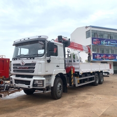 Truck Mounted Crane 6x4 Shacman F3000 Cargo Truck with Crane