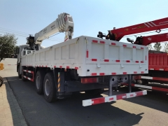 Dongfeng 8x4 Truck Mounted With SHENBAI 16Ton Hydraulic Telescopic Boom Crane