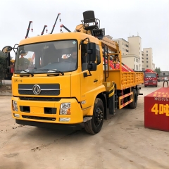 Dongfeng Tianjin RHD/LHD 4X2 6Ton 7Ton 8Ton Truck with Crane Truck Mounted Crane for Sale