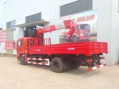 Shenbai 6Ton 7Ton 8Ton Hydraulic Telescopic Boom Crane Dongfeng Cargo Truck with crane