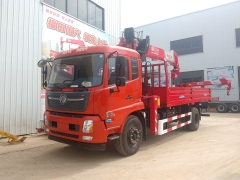 Shenbai 6Ton 7Ton 8Ton Hydraulic Telescopic Boom Crane Dongfeng Cargo Truck with crane