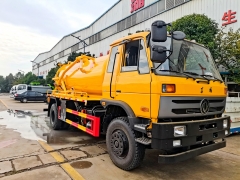 LHD/RHD Dongfeng 4x2 Sewage Suction Truck Suction Sewage Truck Clean Water Tank Vacuum Sewage Tanker Truck for Sale