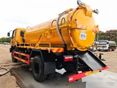 Dongfeng 4x2 12-14CBM Sewage Suction Truck Suction Sewage Truck Clean Water Tank