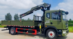 Shenbai 5Ton Hydraulic Folding Boom Crane Dongfeng 4x2 Emergency Rescue Truck Crane