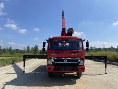 Shenbai Heavy Duty Truck Mounted Mobile Lifitng Boom 7 T Crane Dongfeng 4X2 Telescopic Arm Lorry Truck