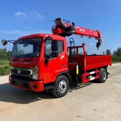 Shenbai Heavy Duty Truck Mounted Mobile Lifitng Boom 7 T Crane Dongfeng 4X2 Telescopic Arm Lorry Truck