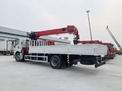 1SUZU Truck Mounted Crane 4X2 10 Ton Telescopic Boom Lorry Heavy Vehicle Lifting Crane Construction Transport