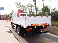 Shenbai Dongfeng 4X2 1.8 Ton Hydraulic Knuckle Folding Boom Mini Mobile Straight Boom Loader Transport Mounted Crane