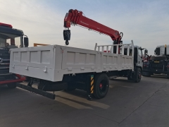 Shenbai Dongfeng Vehicle 4X2 5 Ton Telescopic Boom Mobile Straight Arm Lifting Boom Loader Transport Mounted Crane
