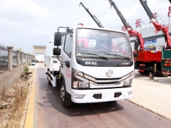 Shenbai Dongfeng 4X2 1.8 Ton Hydraulic Knuckle Folding Boom Mini Mobile Straight Boom Loader Transport Mounted Crane