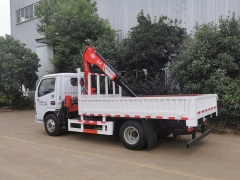 Shenbai Dongfeng 4X2 1.8 Ton Hydraulic Knuckle Folding Boom Mini Mobile Straight Boom Loader Transport Mounted Crane