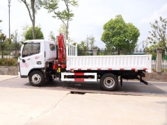 Shenbai Dongfeng 4X2 1.8 Ton Hydraulic Knuckle Folding Boom Mini Mobile Straight Boom Loader Transport Mounted Crane