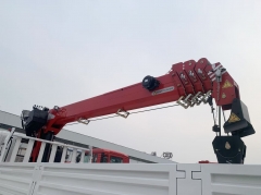 1SUZU Truck Mounted Crane 4X2 10 Ton Telescopic Boom Lorry Heavy Vehicle Lifting Crane Construction Transport
