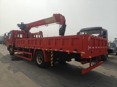 Dongfeng 4X2 10 Ton Telescopic Boom Crane Lifting Truck Mounted Crane Mobile Transport Heavy Duty
