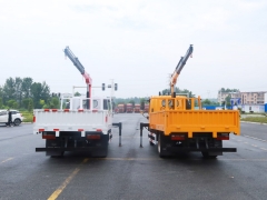 Shenbai Dongfeng 4X2 1.8 Ton Hydraulic Telescopic Boom Mini Mobile Straight Boom Loader Transport Mounted Crane