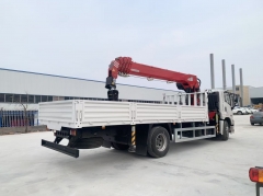 1SUZU Truck Mounted Crane 4X2 10 Ton Telescopic Boom Lorry Heavy Vehicle Lifting Crane Construction Transport