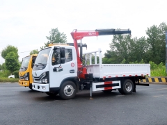 Shenbai Dongfeng 4X2 1.8 Ton Hydraulic Telescopic Boom Mini Mobile Straight Boom Loader Transport Mounted Crane