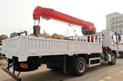 Shenbai Sinotruk Howo Truck Mounted Crane 4X2 Telescopic Boom Lorry Load Liting Crane Transport Construction Export