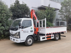 Shenbai Dongfeng 4X2 1.8 Ton Hydraulic Knuckle Folding Boom Mini Mobile Straight Boom Loader Transport Mounted Crane