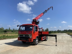Shenbai Heavy Duty Truck Mounted Lifitng Boom 6.3 T Crane Equipment Dongfeng 4X2 Telescopic Arm Light Truck