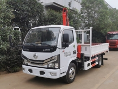 Shenbai Dongfeng 4X2 1.8 Ton Hydraulic Telescopic Boom Mini Mobile Straight Boom Loader Transport Mounted Crane
