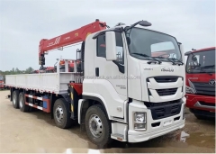 1SUZU 8x4 430HP 8 Ton Lifting Capacity Lorry Truck Telescopic Boom Crane