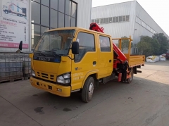 Best Quality 1SUZU 4x2 Small Pickup Truck Palfinger 3Ton Knuckle Folding Arm Crane