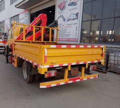 Best Quality 1SUZU 4x2 Small Pickup Truck Palfinger 3Ton Knuckle Folding Arm Crane