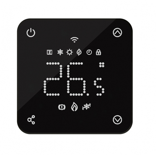 Smart LED Display Thermostat for Floor Heating or Boiler Controls 230VAC