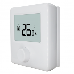Unprogrammable Simple Boiler Heating Thermostat White Backlight