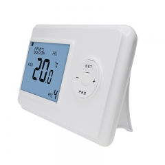 Wired Gas or Electric Boiler Thermostat with Blue Backlight