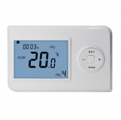 Wired Gas or Electric Boiler Thermostat with Blue Backlight