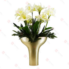 60pcs Narcissus with polyresin Pot Christmas