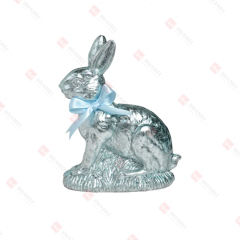 SM RESIN CHOCOLATE FOIL
RABBIT W/ RIBBON