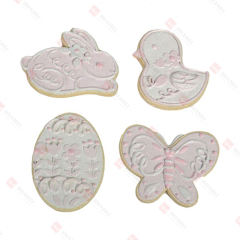 4 ASST.RESIN EASTER COOKIES TABLE DECO