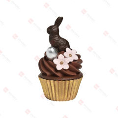 RESIN CHOCOLATE BUNNY CUPCAKE BOX