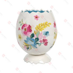 DOLOMITE FLORA EGG VASES