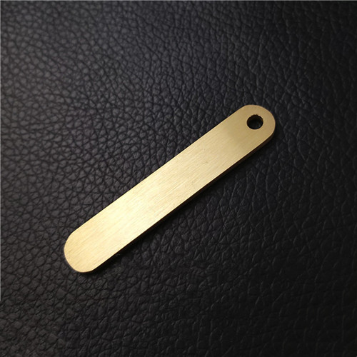 Stainless Steel Keychain Blank Brass Key Ring Blank Number Plate For Custom Engraved