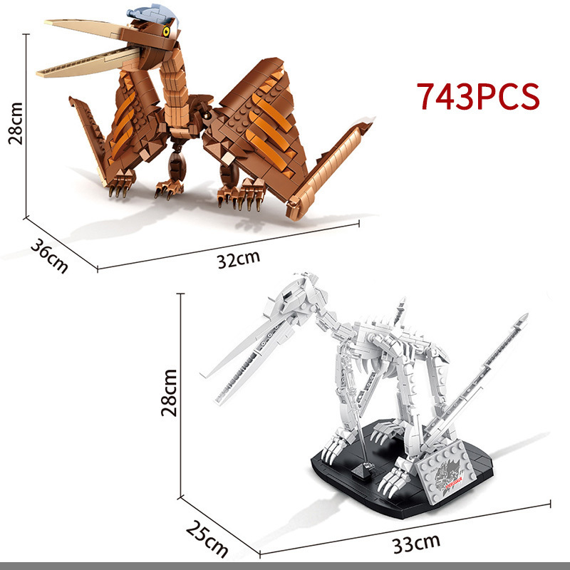 Jurassic Dinosaur World Velociraptor Stegosaurus Fossil Dragon Model Bricks Building Blocks Toys for Children Boy Kids Gifts